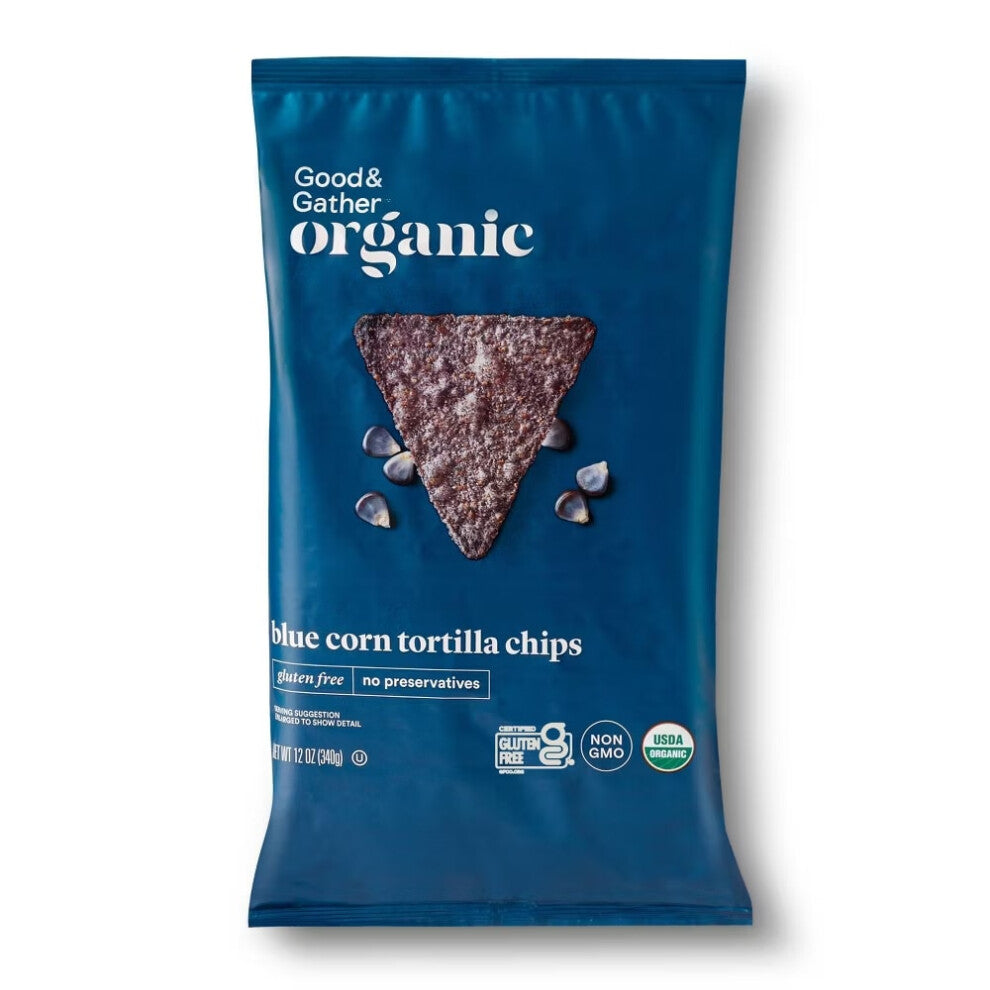 Good & Gather Organic Blue Corn Tortilla Chips 12oz