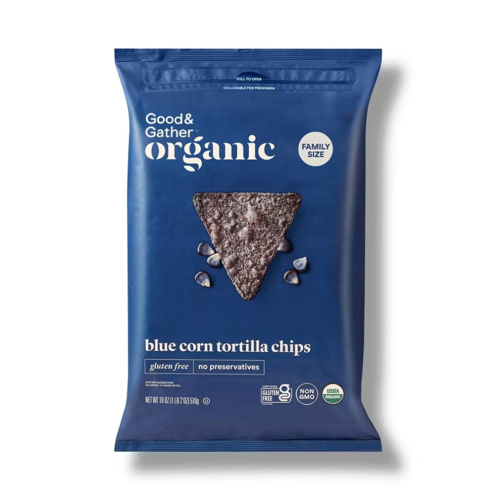Good & Gather Organic Blue Corn Tortilla Chips 18oz