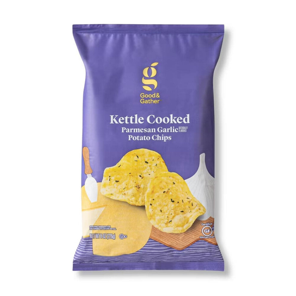 Good & Gather Parmesan Garlic Kettle Chips 8oz