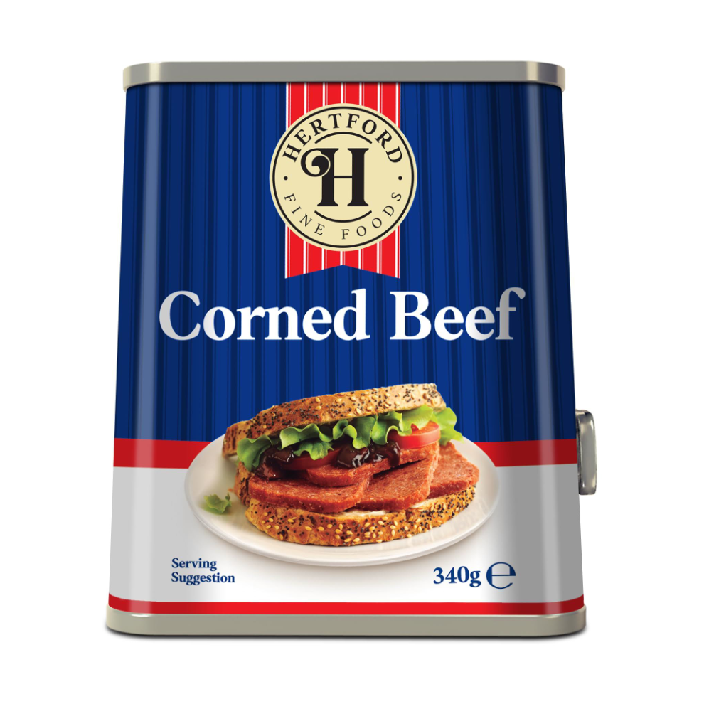 Hertford Fine Foods Corned Beef 340g (Pack of 12)