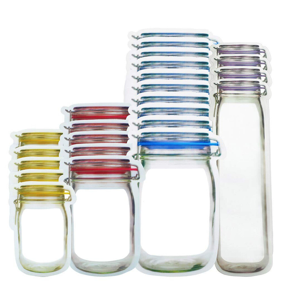 laffeya Candy Nut Bag  24pcs Mason Jar Bag  Reusable Bags  Fresh Bags