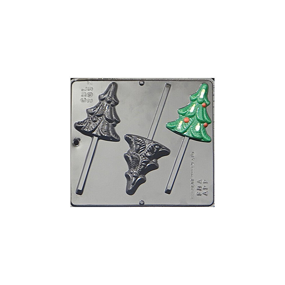 Christmas Tree Lollipop Lollipops Chocolate Candy Mold Christmas 2052