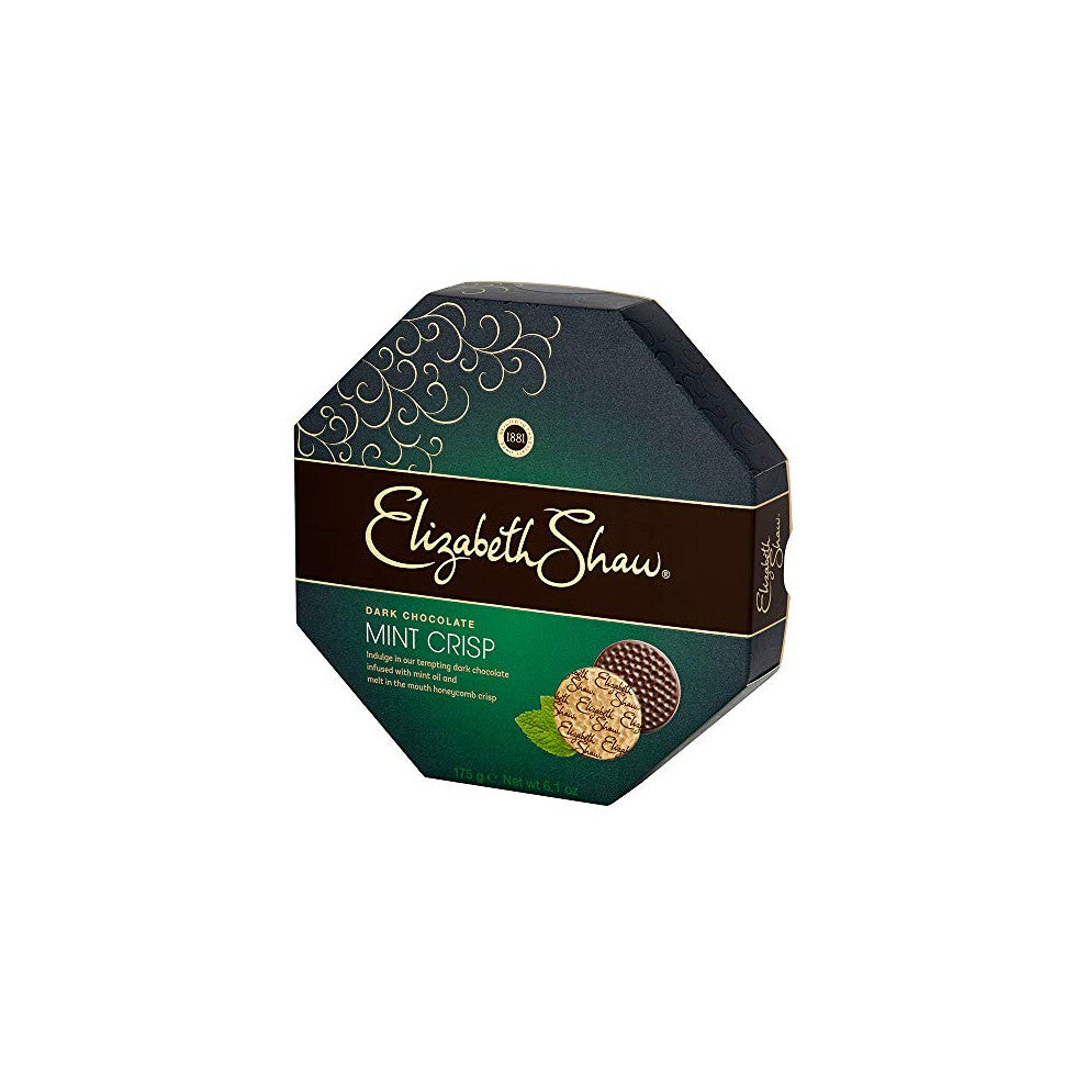 Dark Mint Crisp Chocolate, Rich and Luxurious Crisp Honeycomb Dark Chocolate with Mint, Great Taste & Quality, After Dinner Treat