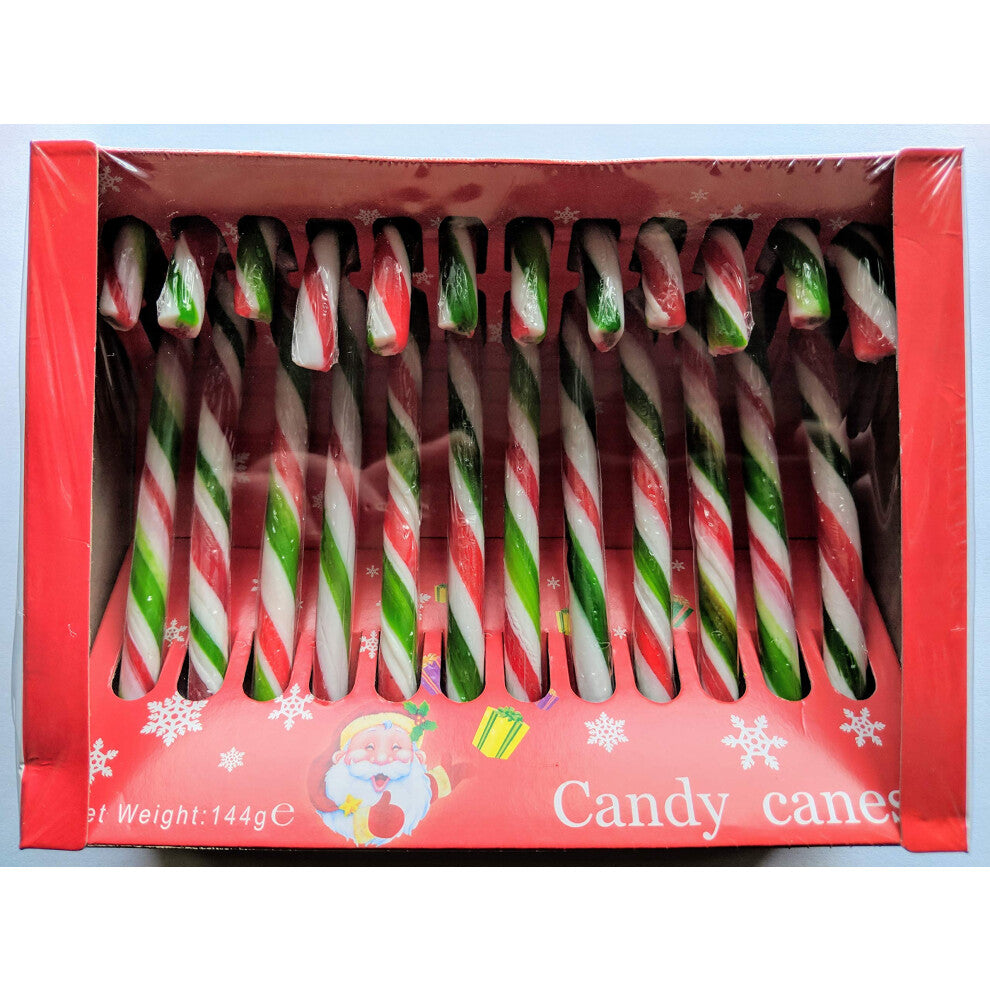 Red & White Candy Canes Box of 12 x 4 Boxes (48 canes), Decoration & Gift Supplies for Christmas