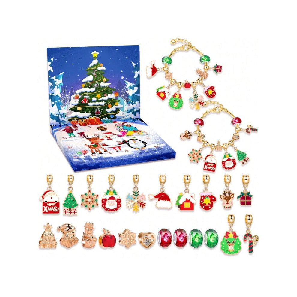 ((?????, one-size) Christmas Countdown Jewelry Blind Box Gift Set