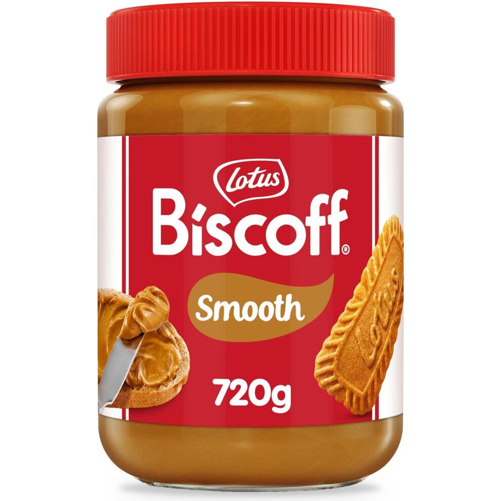 (720g) Biscoff - Sweet spread - Smooth - Caramelised biscuit flavour - Vegan