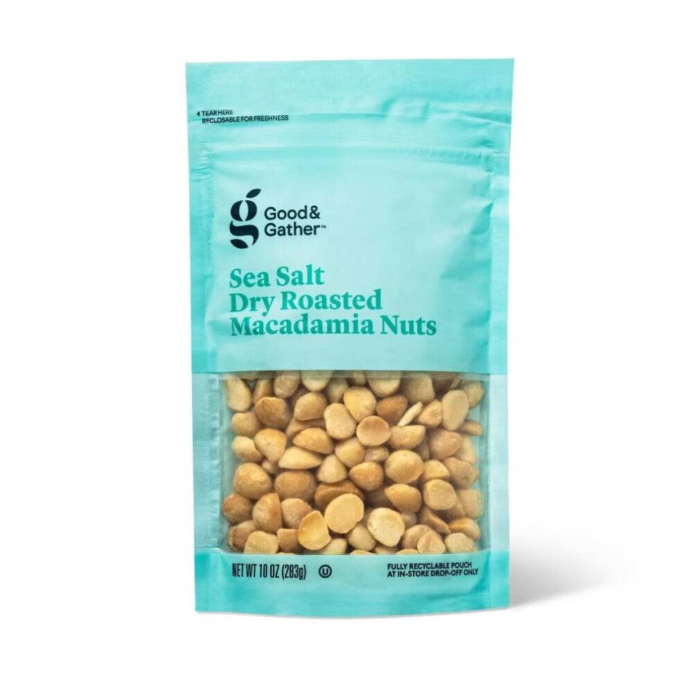 Good & Gather Sea Salt Roasted Macadamia Nuts 10oz