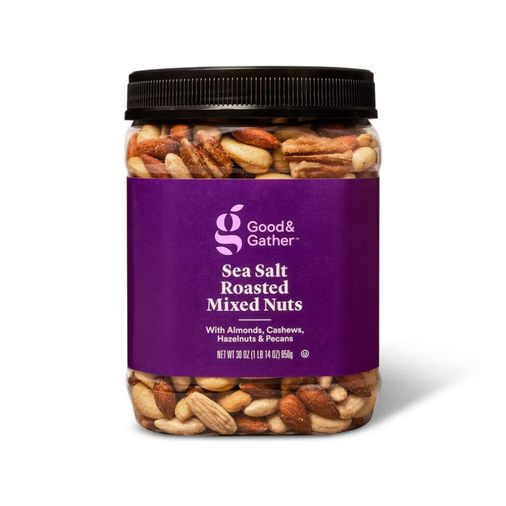 Good & Gather Sea Salt Roasted Mixed Nuts 30oz