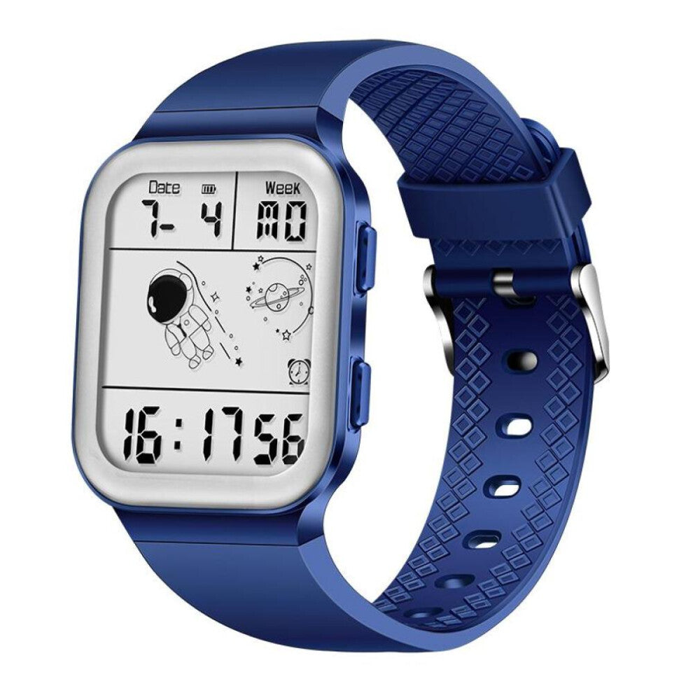 (Blue) 2022 Lige New Men Watch Dual Display Analog Digital LED Electronic Quartz Wristwatches Waterproof Diving Sport Watch