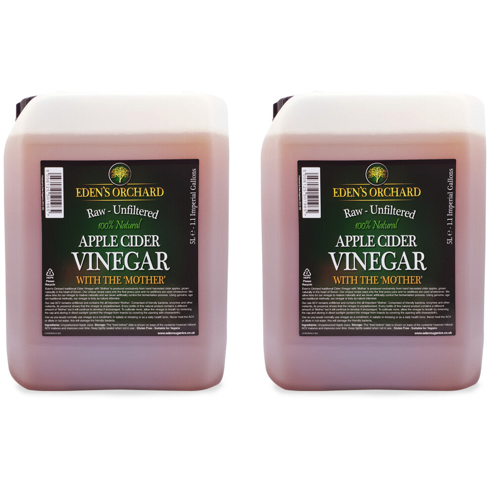 Apple Cider Vinegar with the Mother - 10 Litres with Jerry Can Tap