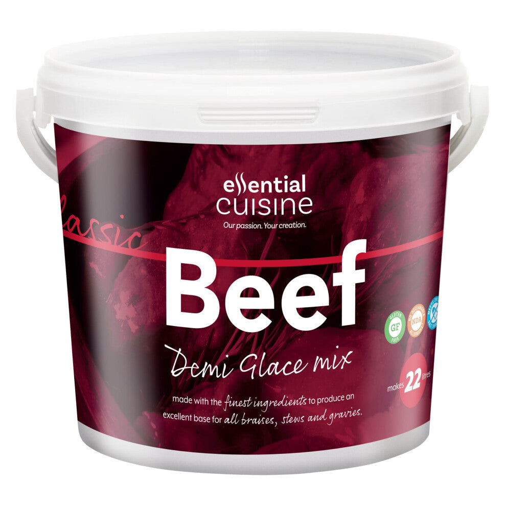 Essential Cuisine Beef Demi-Glace Mix - Perfect for mouth-watering sauces, stews, and banquets! - 1.5Kg