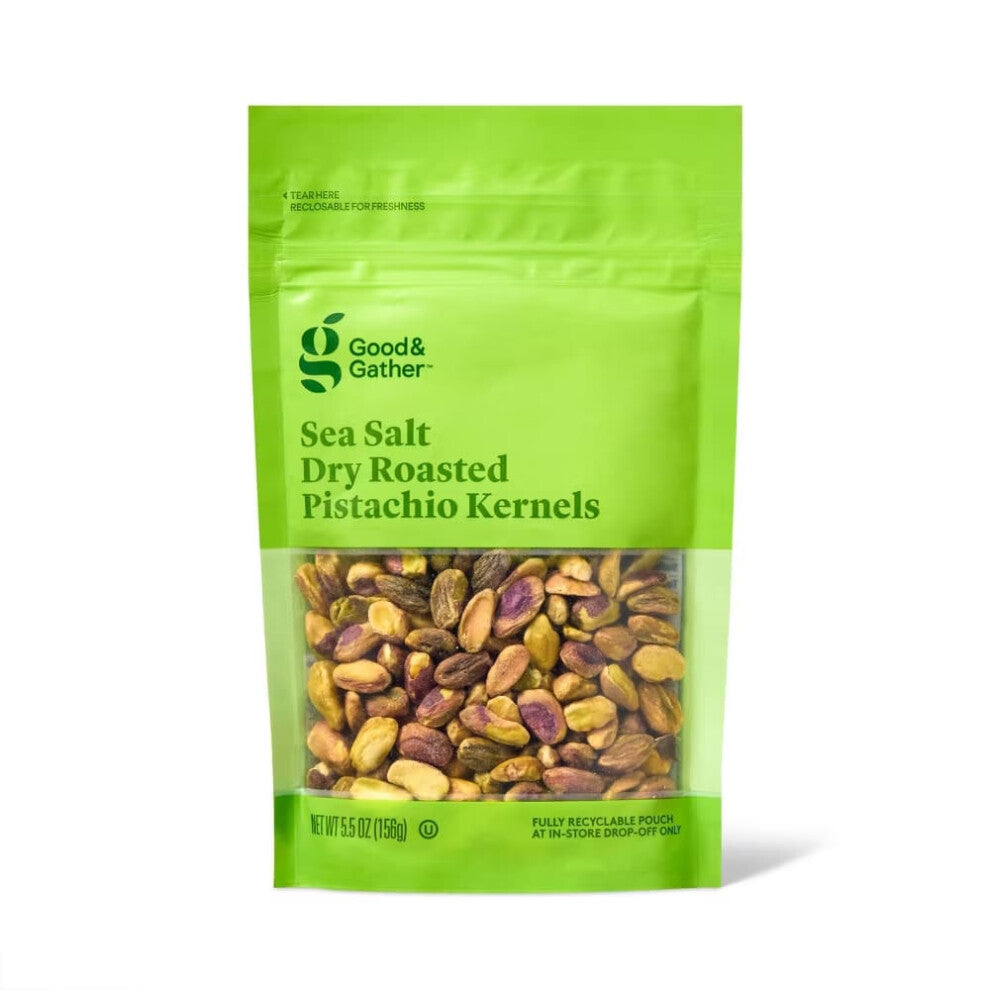 Good & Gather Sea Salt Dry Roasted Pistachio Kernels 5.5oz