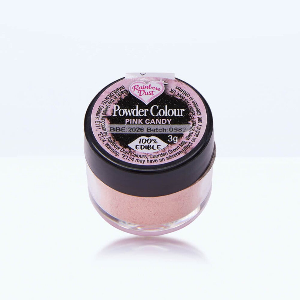 Rainbow Dust ProPowder Food Colouring Powder - Pink Candy - 3g