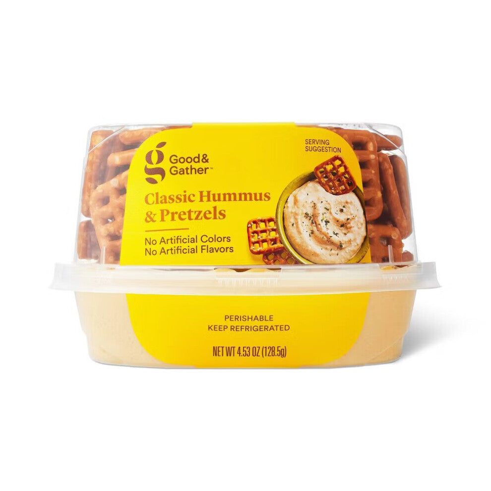 Good & Gather Classic Hummus & Pretzels Cup 4.53oz