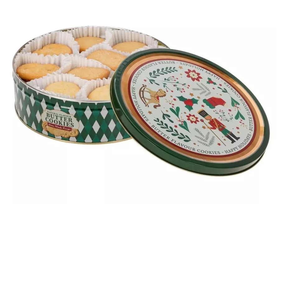 Butter Cookies Beckys Biscuits Assortment Tin 340g (12 Oz) Christmas