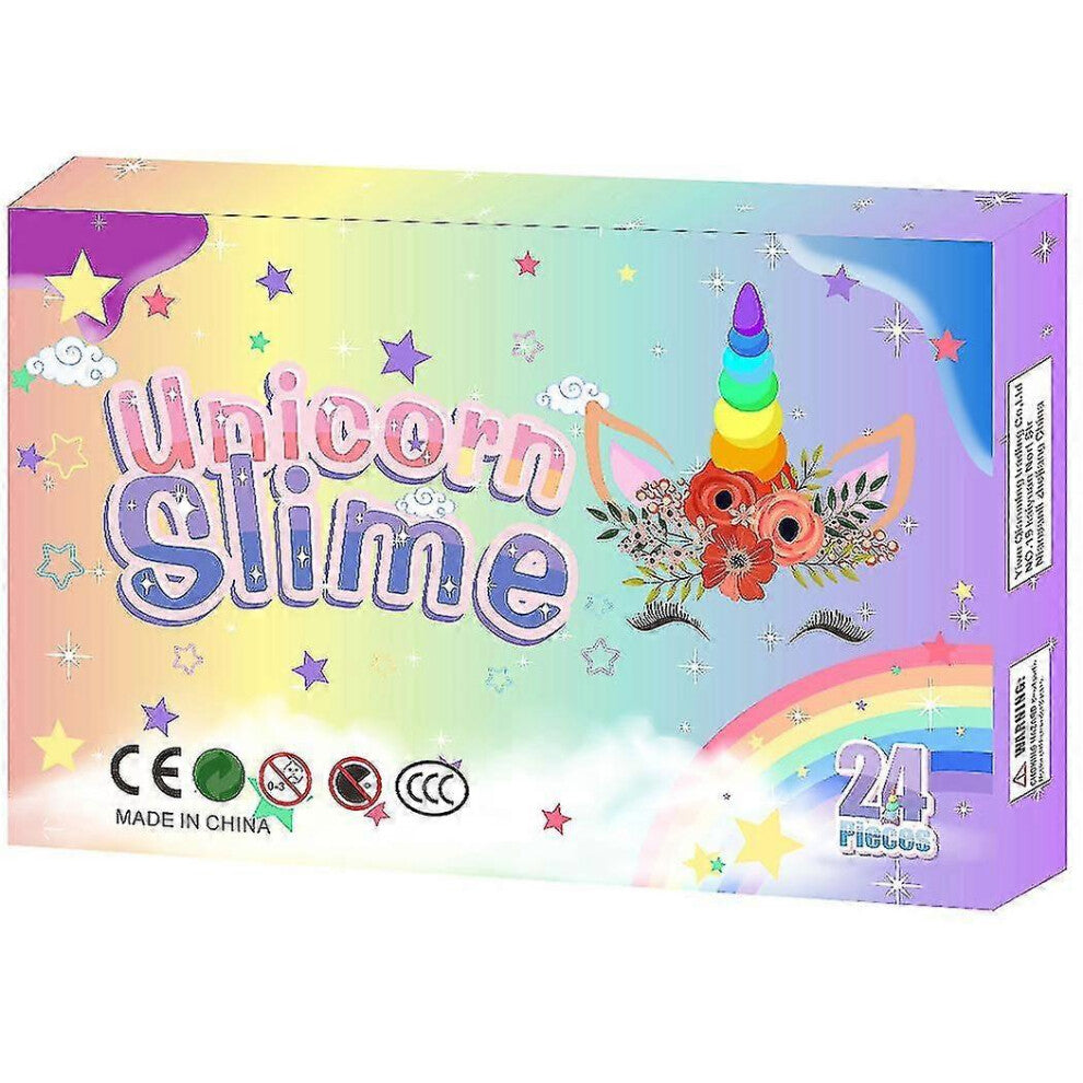 Blind Box Kids Birthday Gift Slime Bubble Gum 24 Number Holiday Gifts