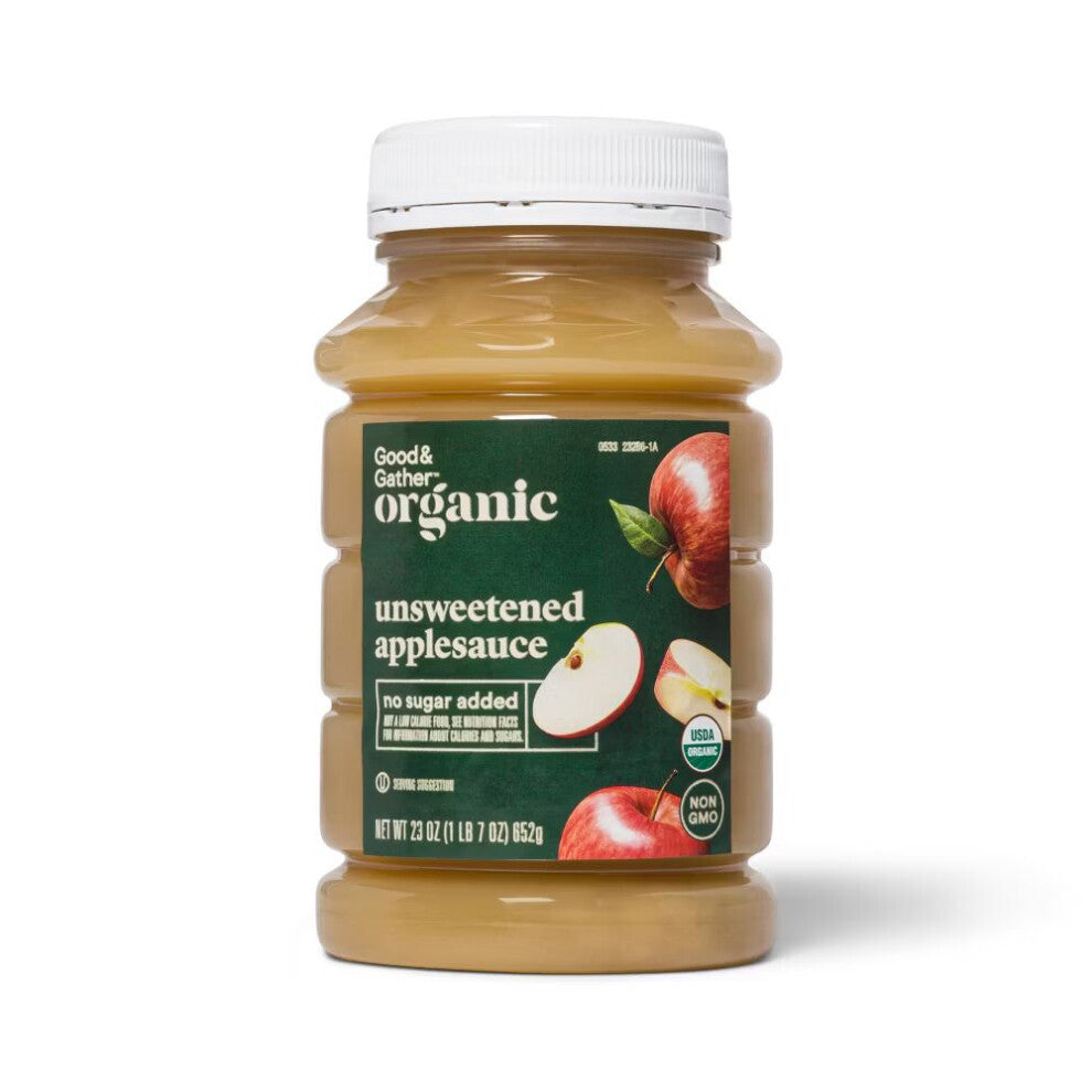 Good & Gather Organic Unsweetened Applesauce 23oz