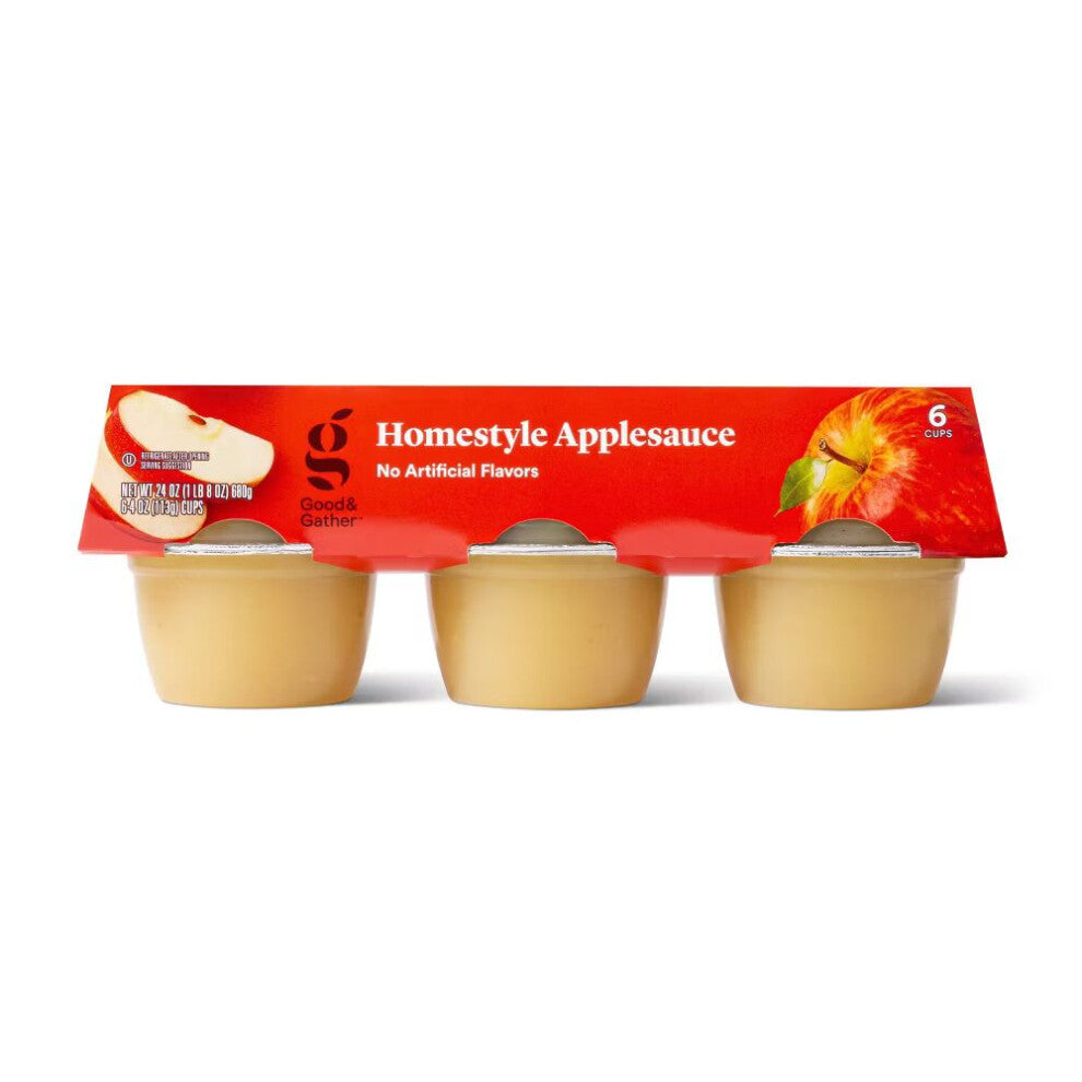 Good & Gather Homestyle Applesauce Cups 6ct