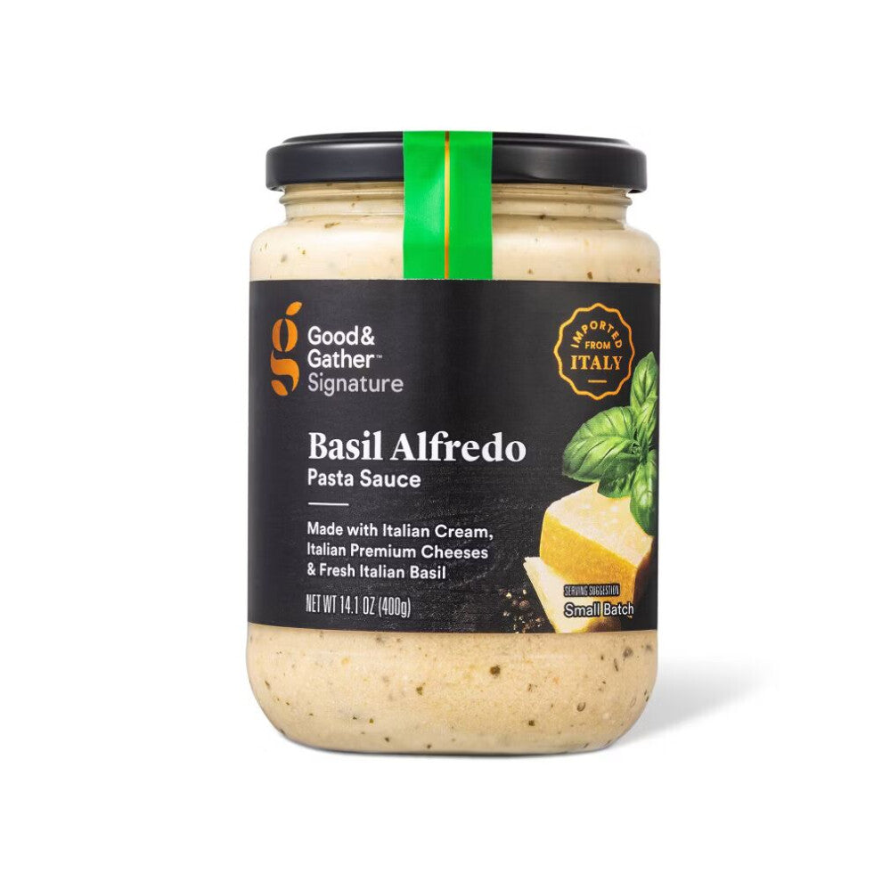 Good & Gather Signature Basil Alfredo Sauce 14.1oz