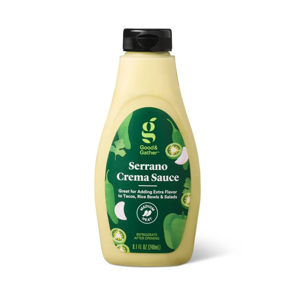 Good & Gather Serrano Crema Sauce 8.4oz