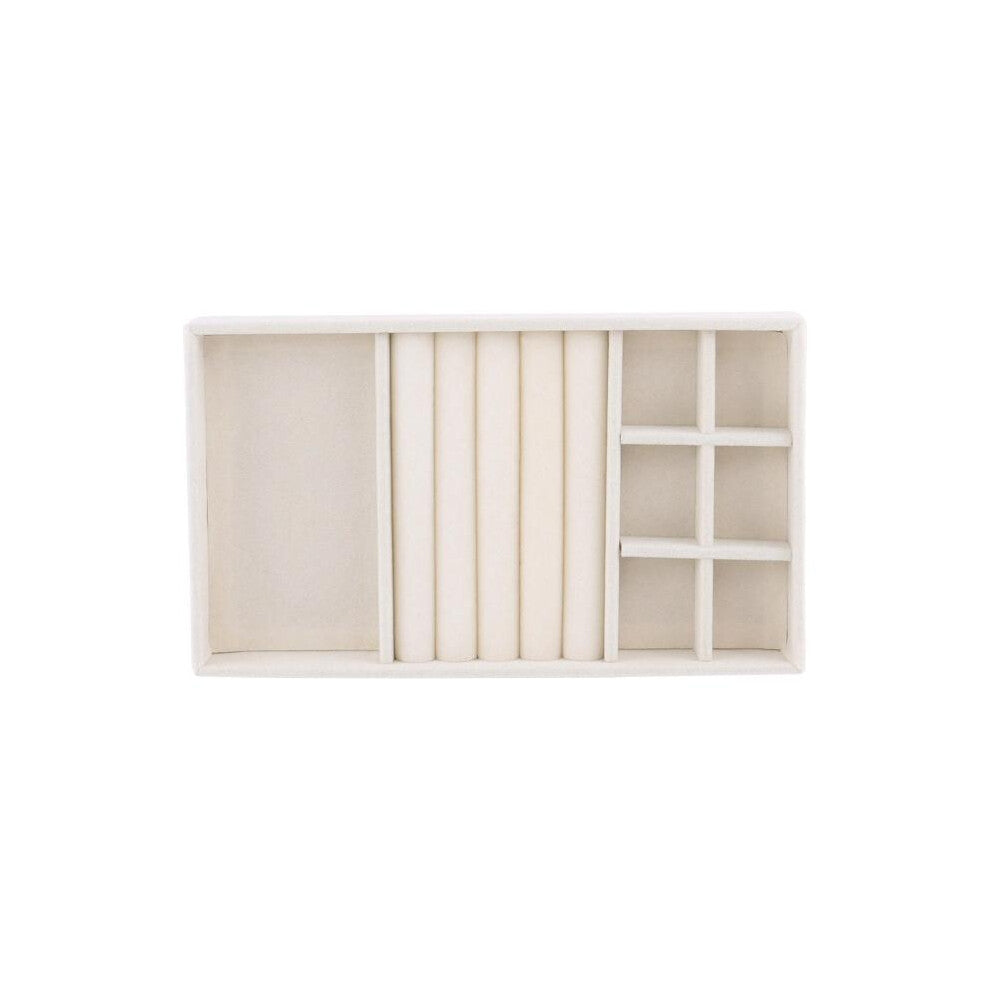 Veile Studios Jewelry Storage Beige Design Drawer Jewellery Holder For Rings Earrings Necklaces Bracelets Jewellery Holders & Organisers