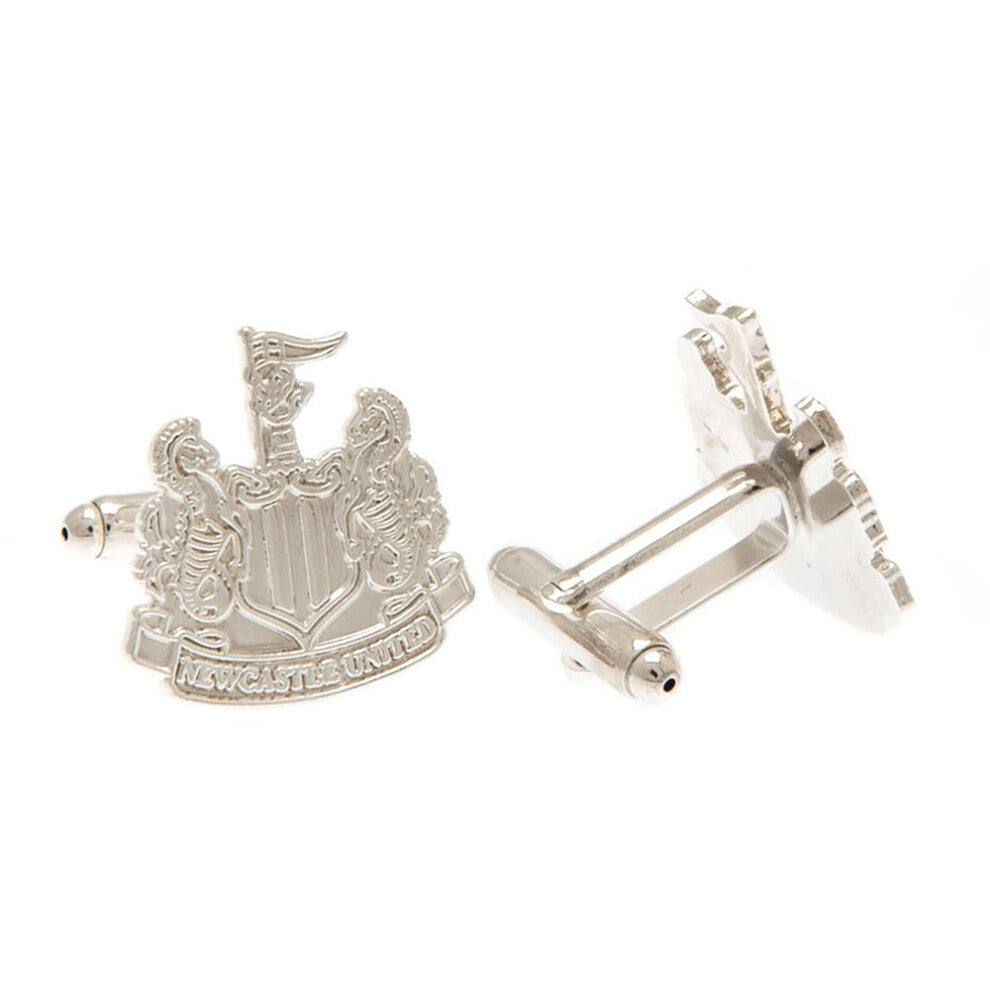 Newcastle United FC Silver Plated Formed Cufflinks