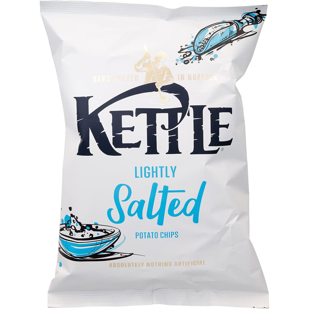 (Pack Of 4) Kettle  Lightly Salted Potato Chips 130G