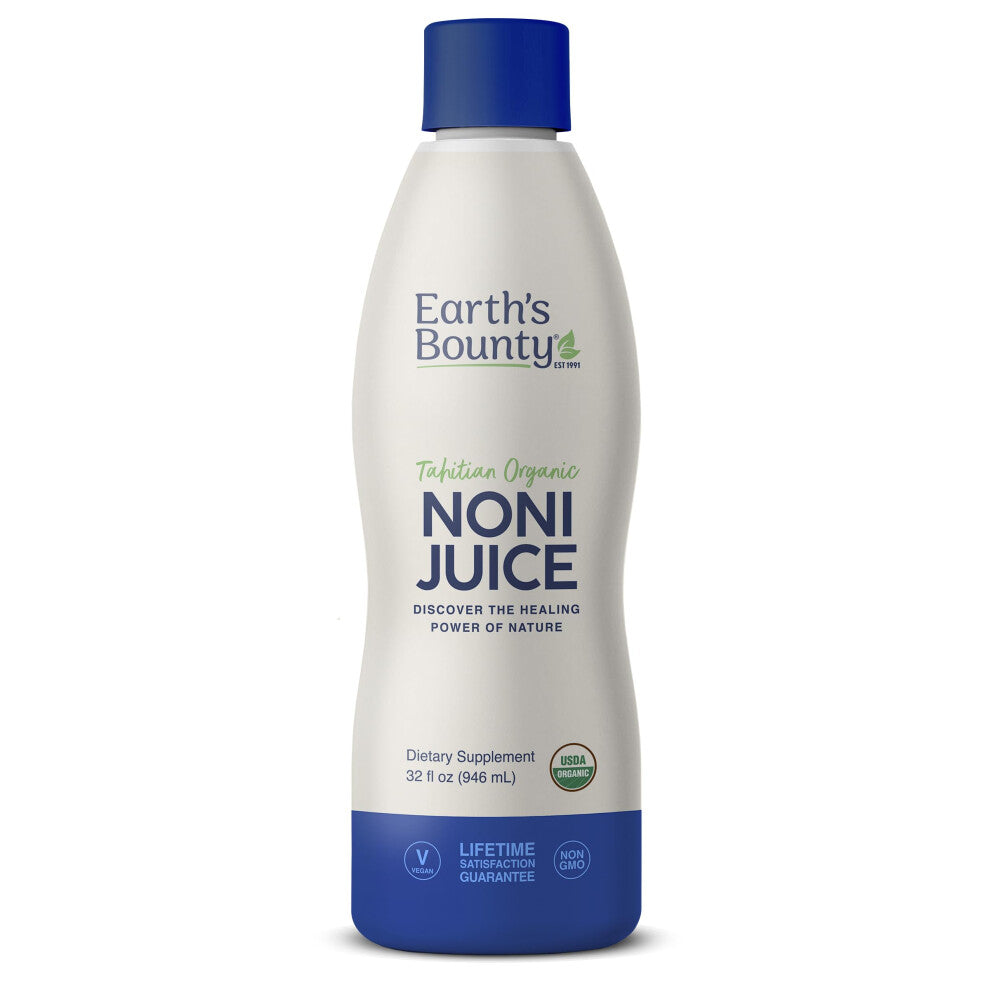 Earths Bounty  Tahitian Organic Noni Juice  32 floz  Healthy Immune System  Joint Health Support  100 Natural Noni Juic
