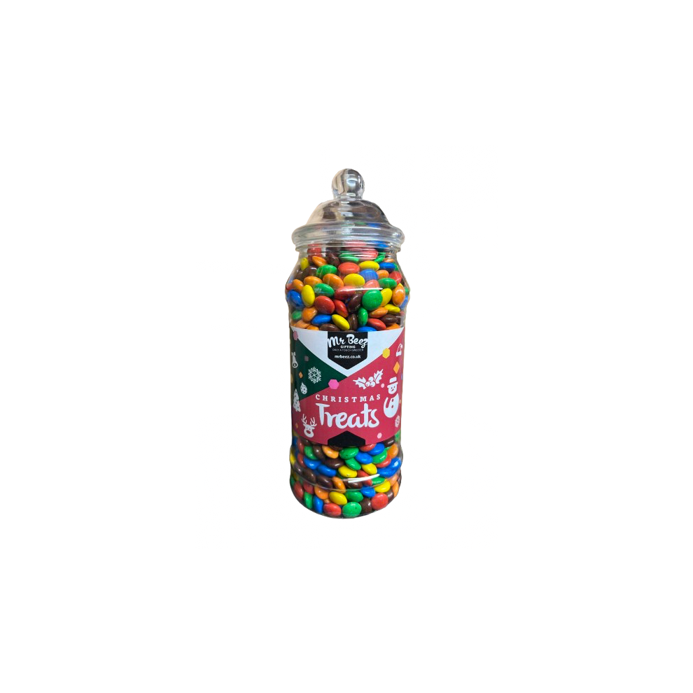 M&M's Chocolate Christmas Treats 850gm Novelty Jars