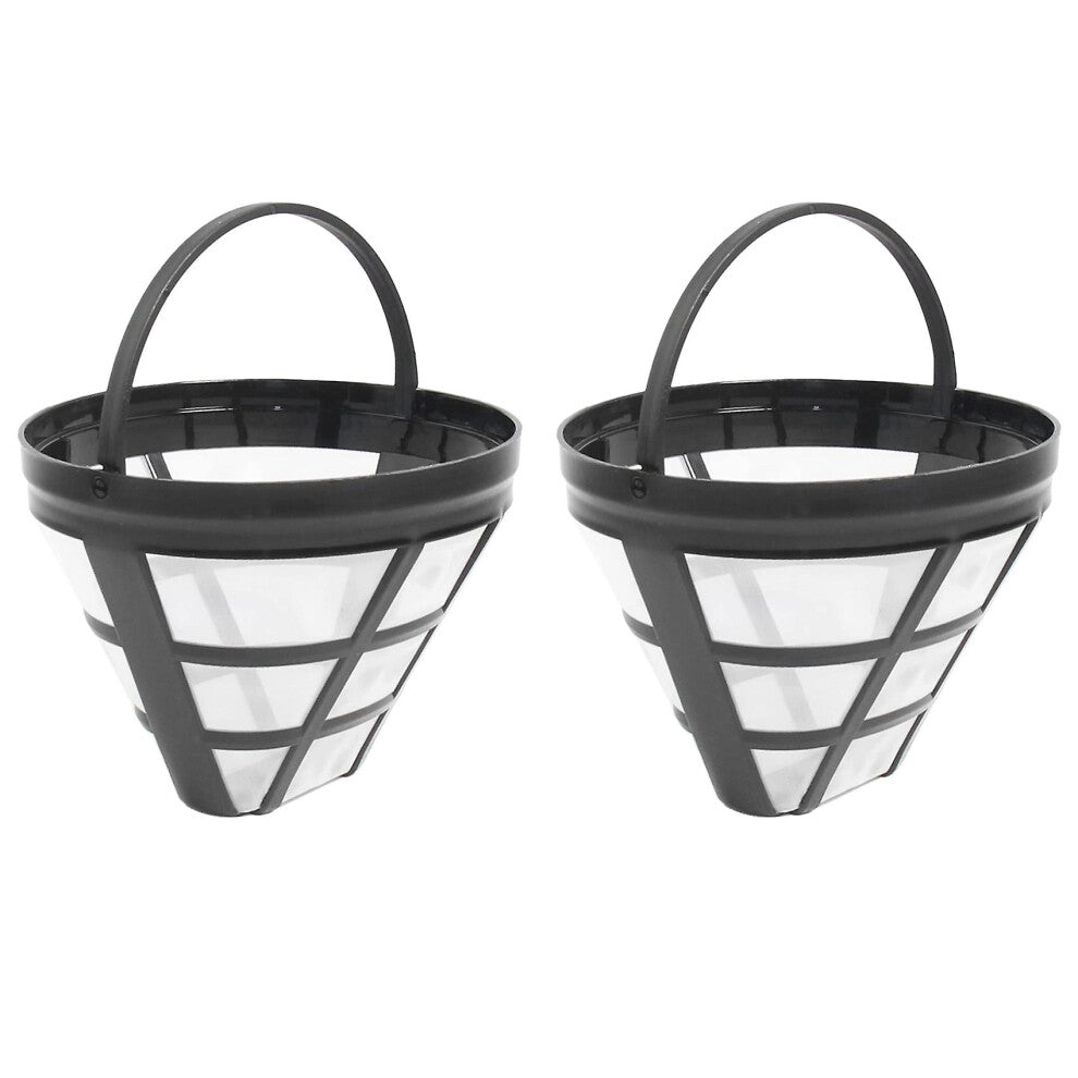 2pack No.4 Reusable Coffee Maker Basket Filter For Ninja Filters, Fit 8-12 Cup Basket Drip Coffee M