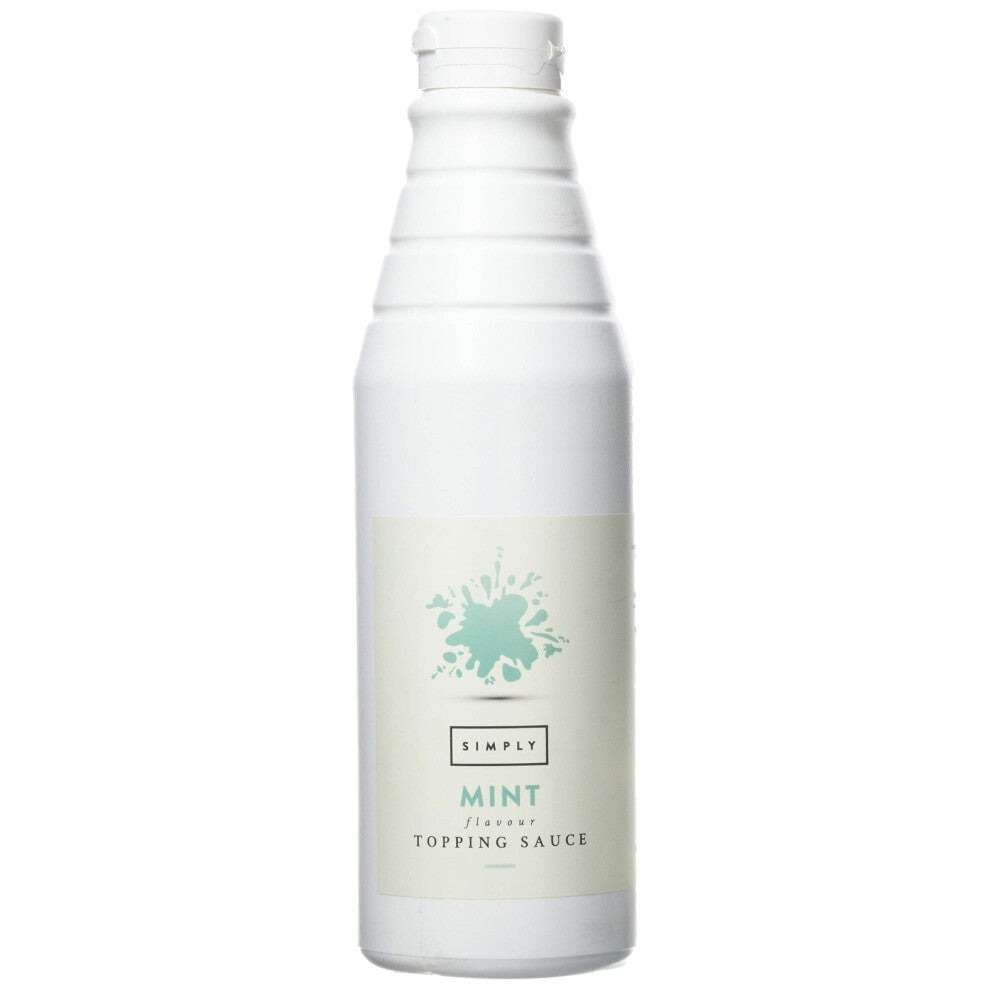 Mint Topping Sauce, Dairy Free Ready to Use Dessert Sauce for Ice Cream, Waffles, Pancakes, Coffee & Milkshakes (1 kg)