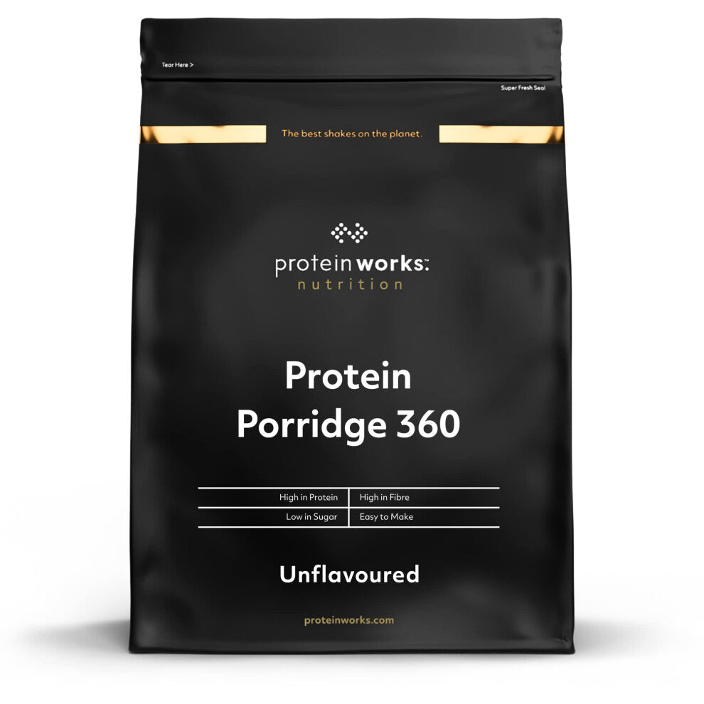 - Protein Porridge 360 , High Protein, Low Sugar Breakfast , Added Vitamins , Low GI, Wholegrain Oats , High Fibre , 26 Servings , Apple & Cinnamon ,