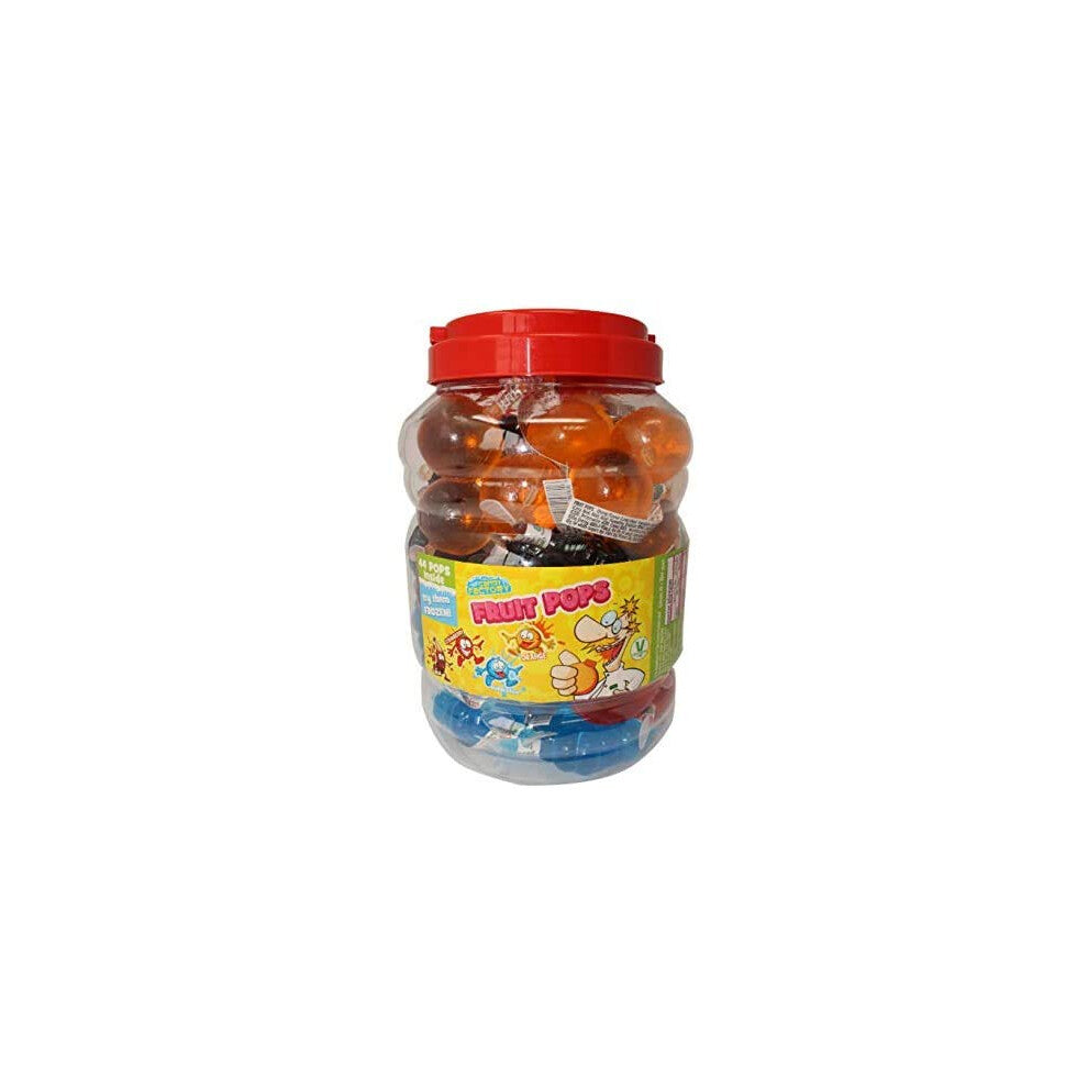 TIK Tok Challenge Crazy Candy Factory Fruit Pops Jelly Jellies Viral Candy Sweets 44 Pack of Fruit Pops 35ml