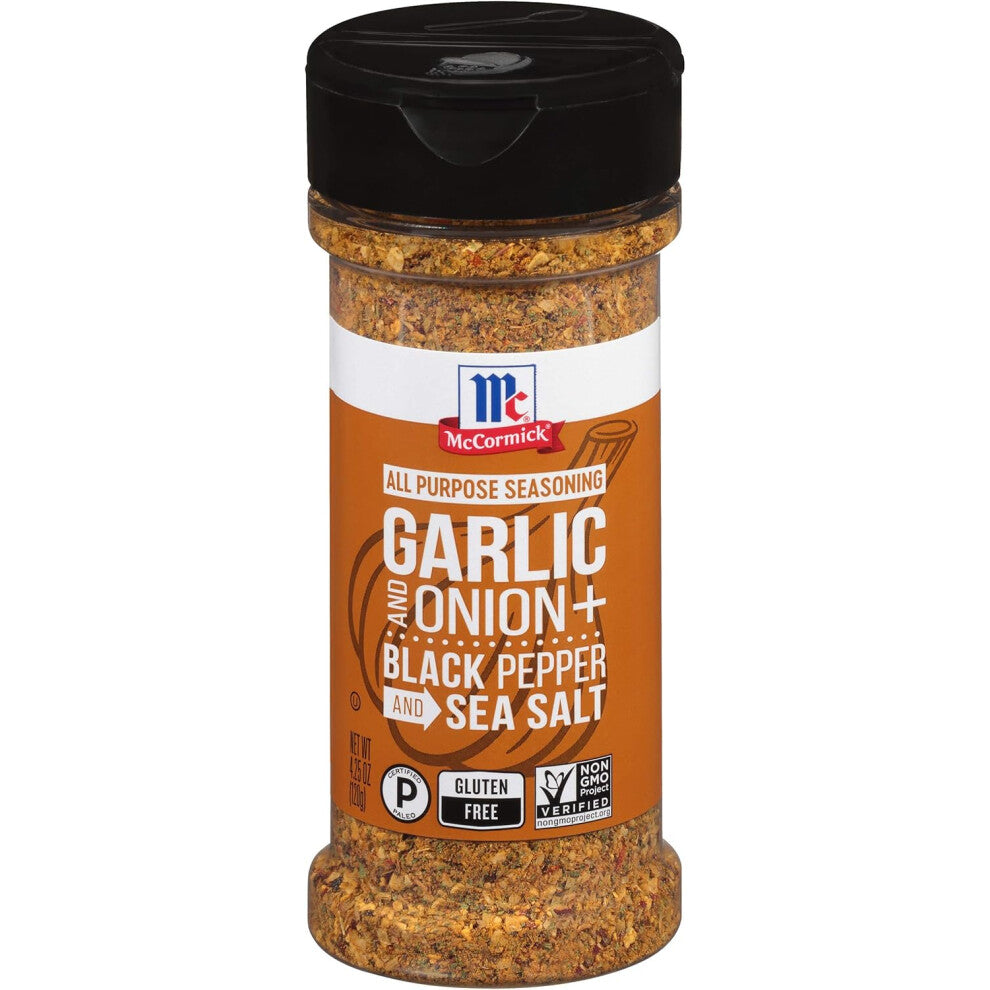 McCormick Garlic Onion Black Pepper And Sea Salt Seasoning - 4.25O\oz