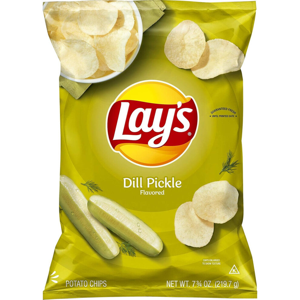 Lay's Dill Pickle Flavored Potato Chips - 7.75oz