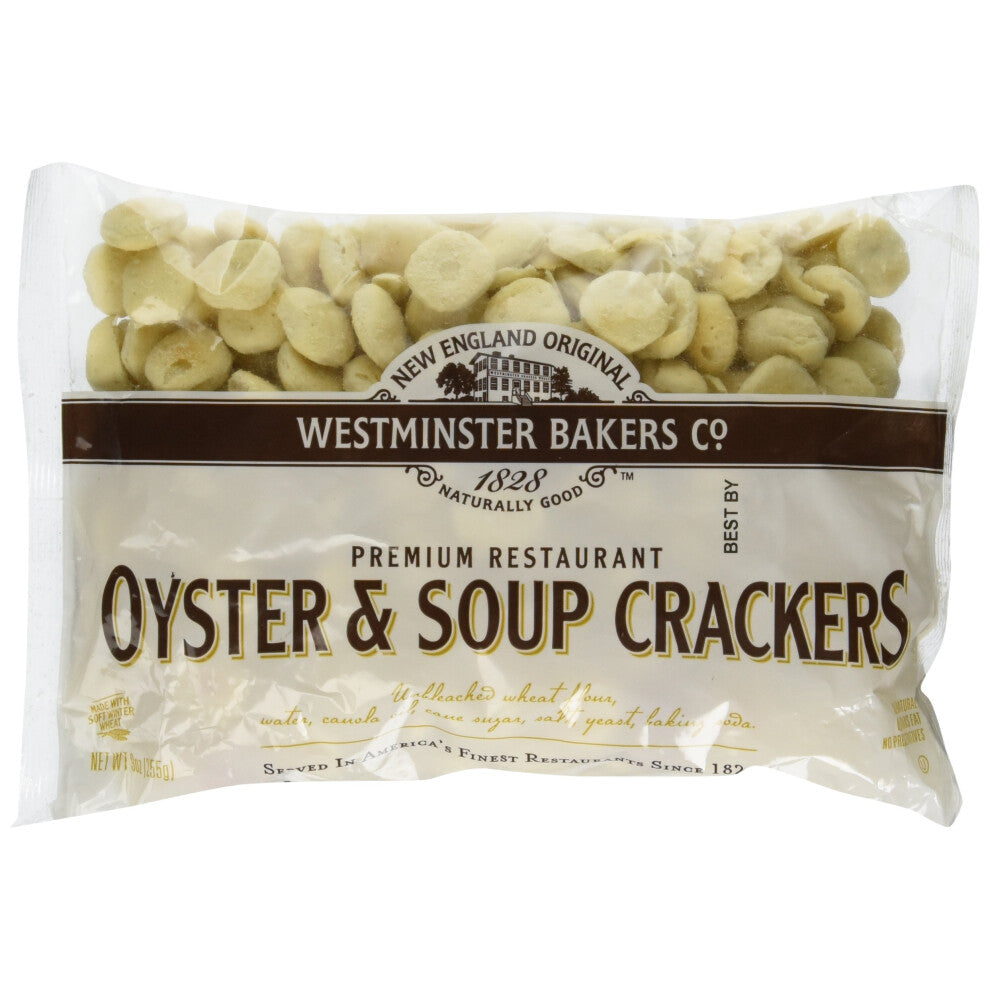New England Original Westminster Bakeries Oyster and Soup Crackers  9 Ounce