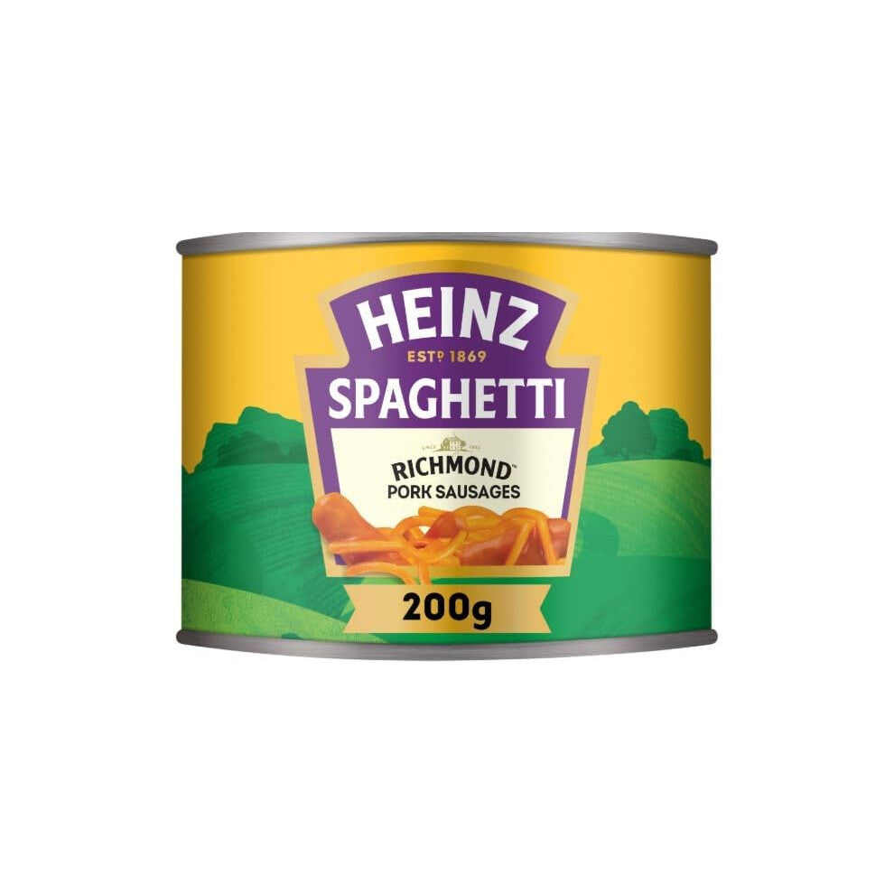 Heinz Spaghetti In a Rich Tomato Sauce Richmond Pork Sausages 200g