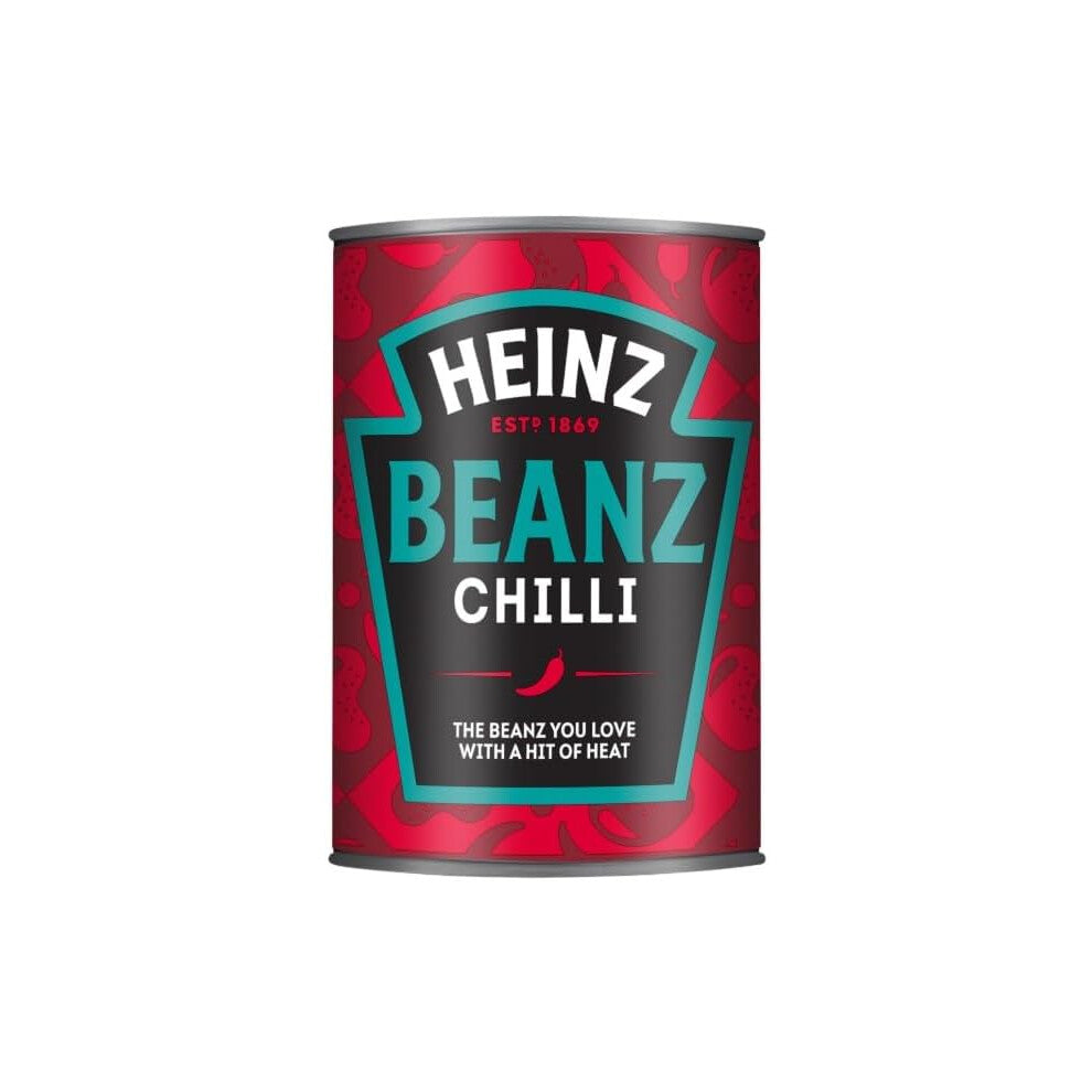 Heinz Baked Beans Fiery Chilli 390g Tasty Treat Delicious