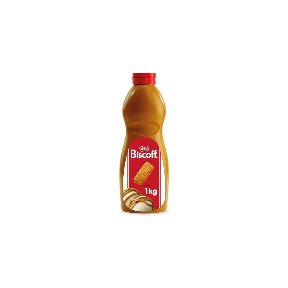 Biscoff - Sweet Spread Topping - Caramelised biscuit flavor - Vegan - No colours or added flavours - 1L, Packaging May Vary
