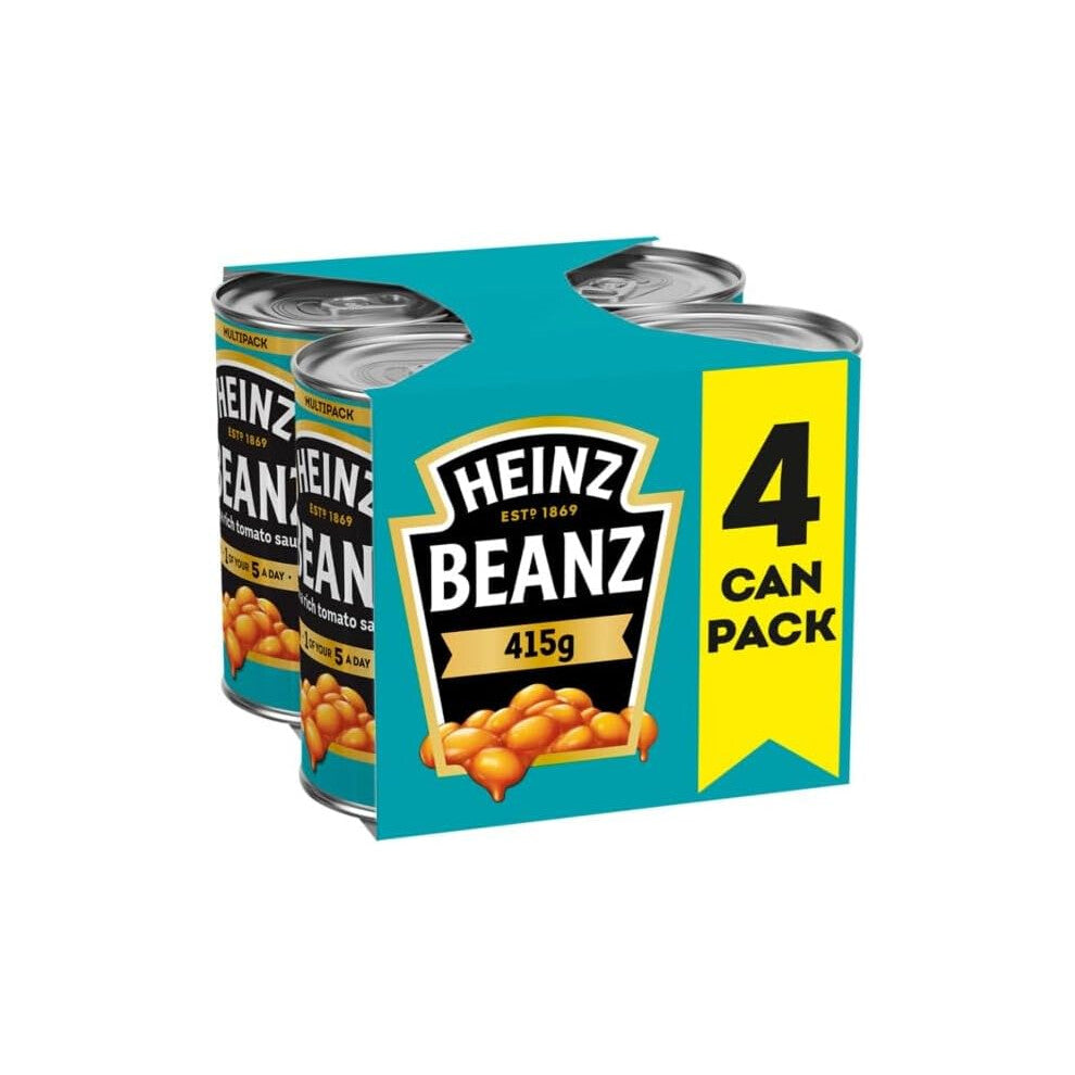 (Pack Of 12) Heinz Baked Beans in a Rich Tomato Sauce 415g