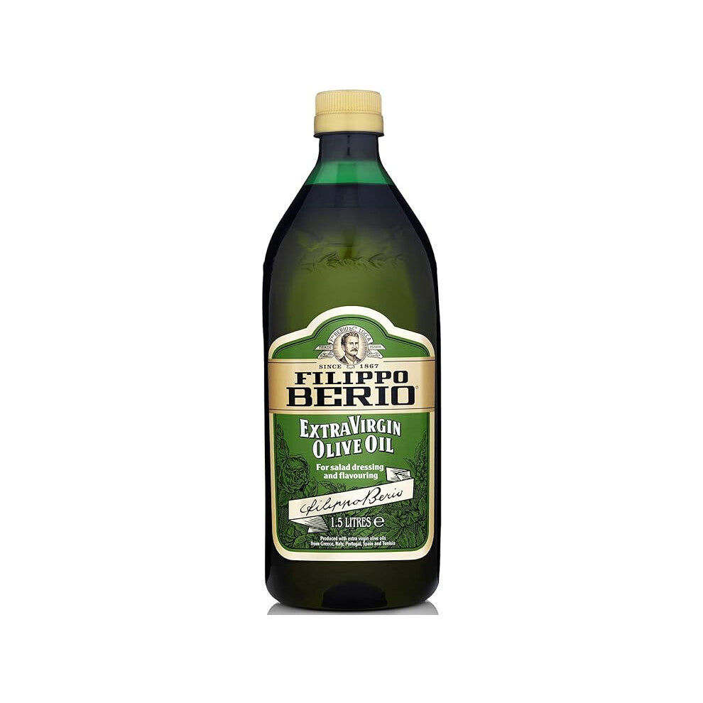 FILIPPO BERIO Extra Virgin Olive Oil, Cooking Oil & Salad Dressing, Large Bottle,1.5Ltr