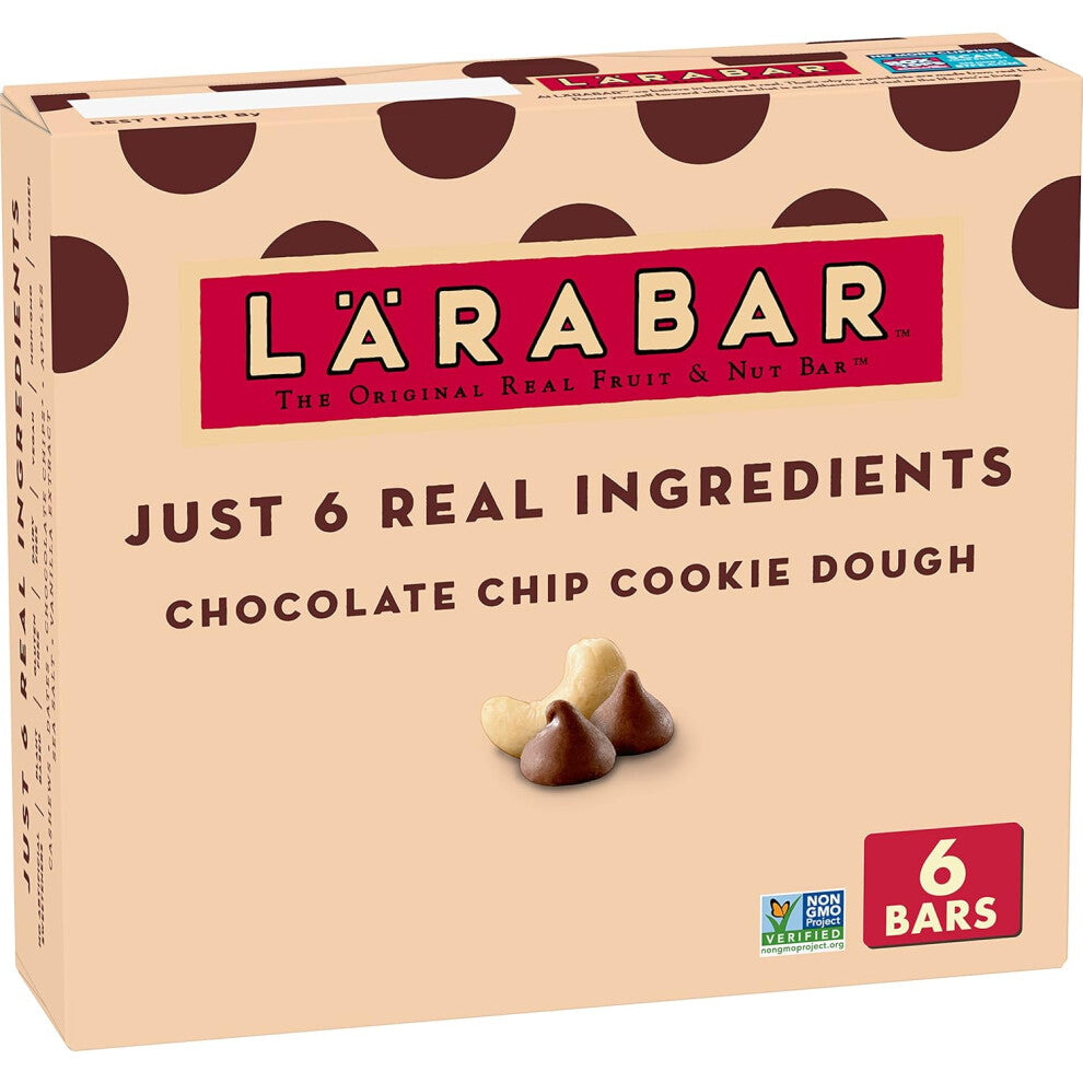 Larabar Chocolate Chip Cookie Dough Bars - 6 Count