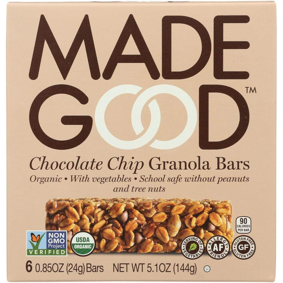 Made Good Chocolate Chip Granola Bar - 6 Count