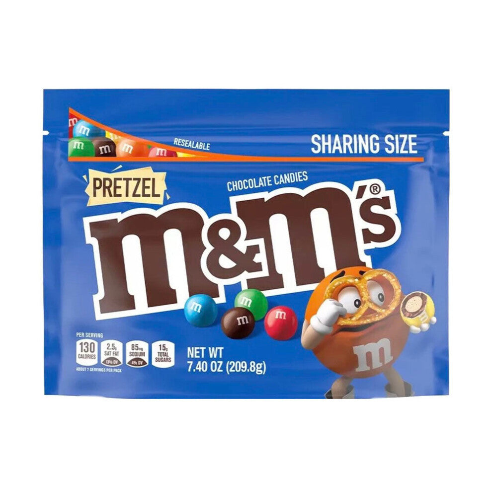 M&M Pretzel Share Size 210g