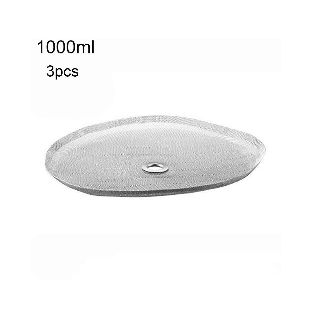 (1000ML) 3pcs Coffee Press Filters Reusable Detachable Stainless Steel Press Coffee Maker Detachable Mesh Filter For Coffee Maker Kaesi