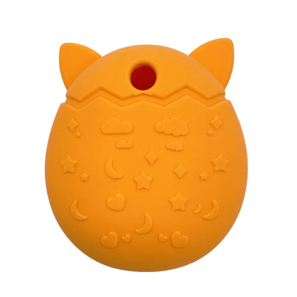 (Orange) Silicone Cover For Case For Tamagotchipix Interactive Virtual Pet Game Machine S