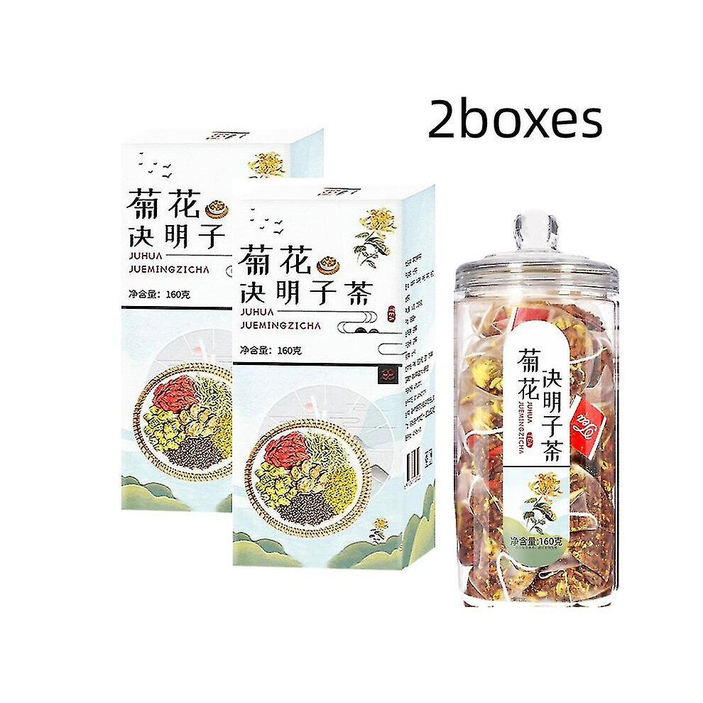 (2boxes) Chrysanthemum Cassia Tea Bag Organic Burdock Tea Natural Liver Detox Tea