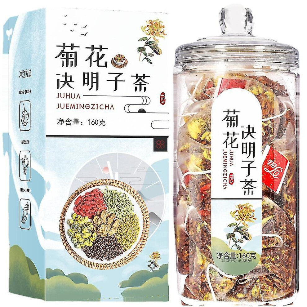 (1box) Chrysanthemum Cassia Tea Bag Organic Burdock Tea Natural Liver Detox Tea