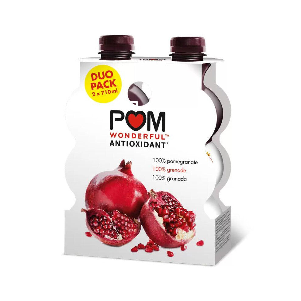 POM Wonderful 100% Pomegranate Juice, 2 x 710ml