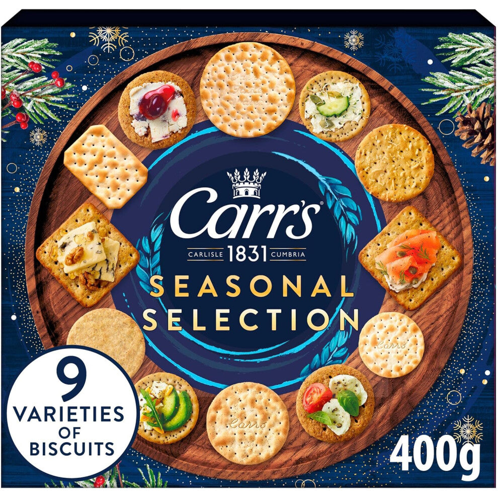 (Pack Of 2) Carr's Crackers Selection Assortment x9 400g